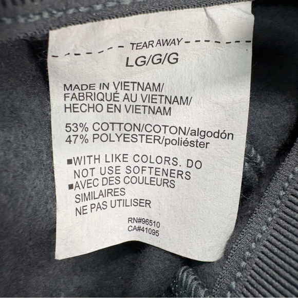 NWT Large Color Pitch Gray Under Armour Men's Playback Performance Fleece Pants. - Picture 10 of 10